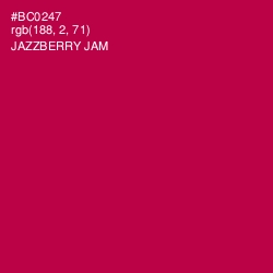 #BC0247 - Jazzberry Jam Color Image